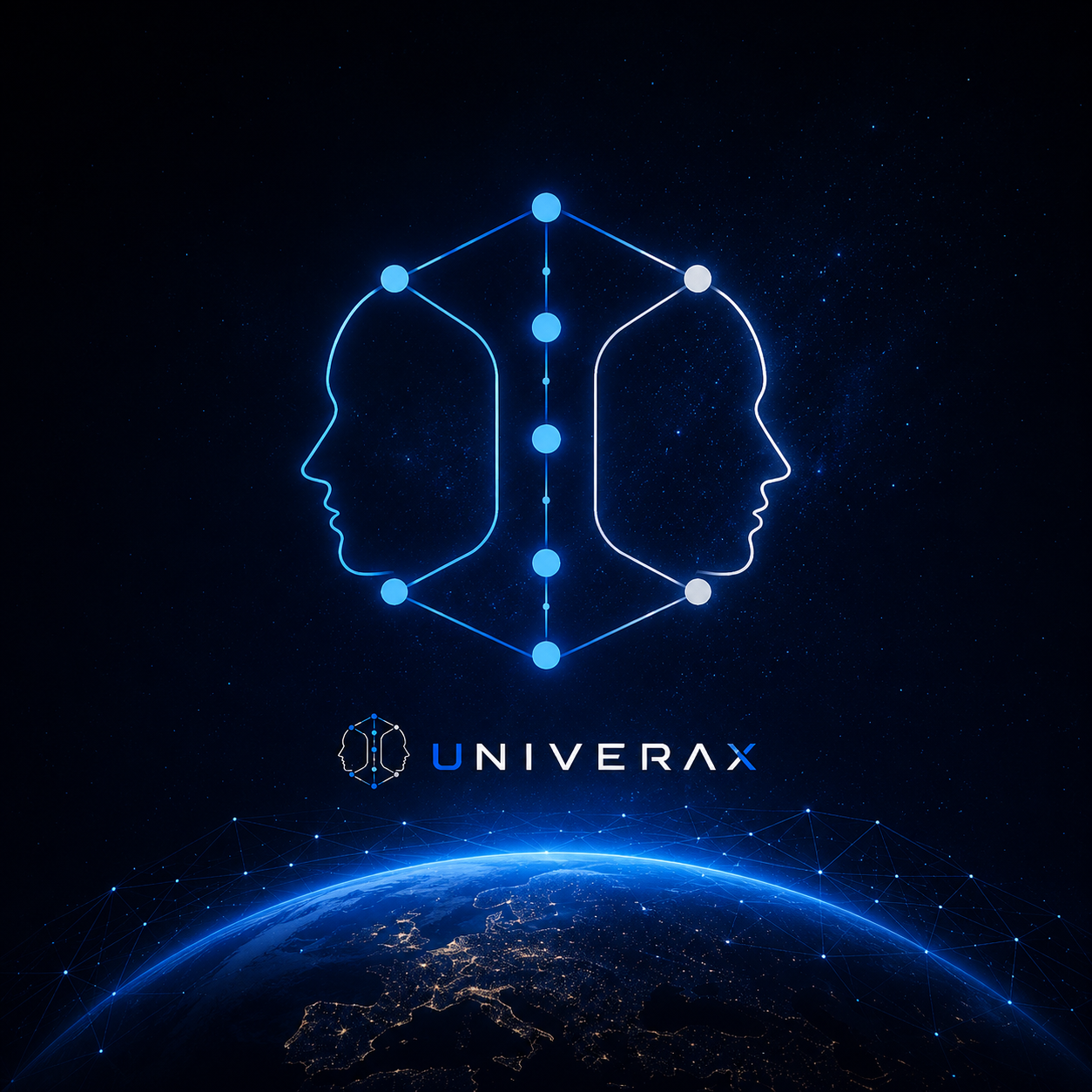 UNIVERAX AI Dijital İkiz logosu